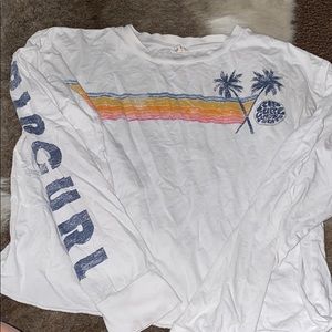 Rip curl long sleeve beachy top